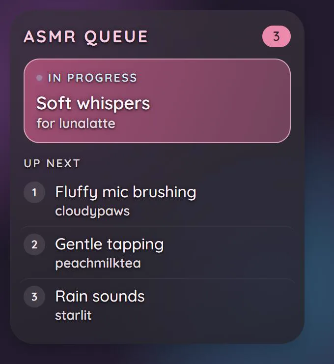 Kukuroneko's stream widget